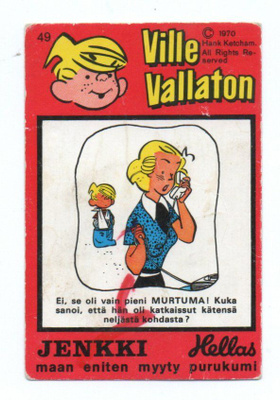 Purkkakuva Hellas VILLE VALLATON n:o 49