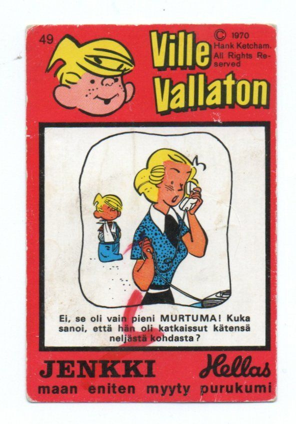 Purkkakuva Hellas VILLE VALLATON n:o 49