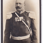 VANHA CDV Valokuva Venäjä Upseeri UPEAT Merkit Viipuri 1900- - pikkukuva 1