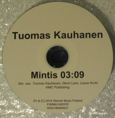 Tuomas Kauhanen • Mintis PROMO CDr-Single
