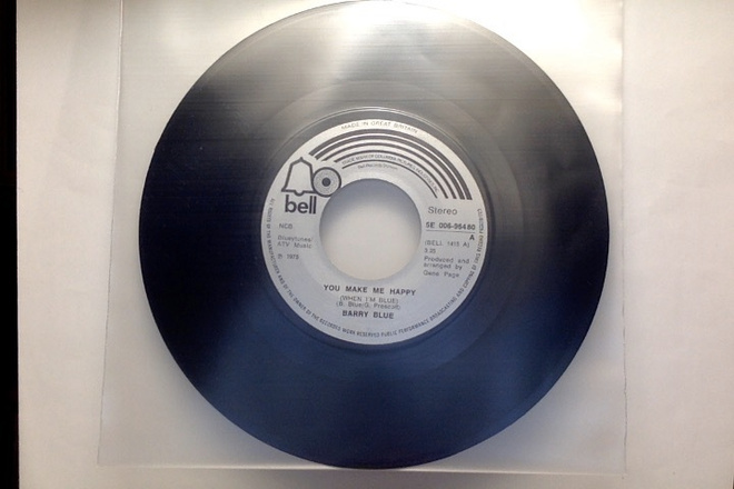 BARRY BLUE  ::  YOU MAKE ME HAPPY :: VINYYLI 7"   FIN-1975 !