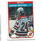 AARON BROTEN - DEVILS 1982 O-PEE-CHEE # 136 - pikkukuva 1