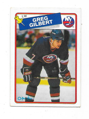 1988-89 OPC #83 Greg Gilbert , New York Islanders
