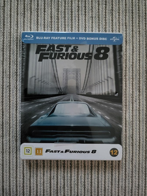 Fast & Furious 8 Steelbook (Blu-ray + DVD Bonus Disc) (uusi)