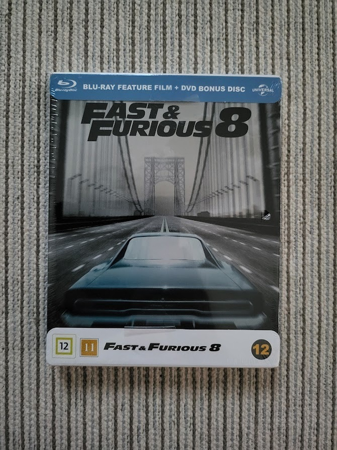 Fast & Furious 8 Steelbook (Blu-ray + DVD Bonus Disc) (uusi)