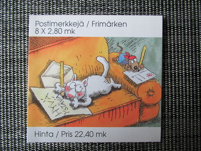 POSTIMERKKIVIHKO - YSTÄVYYDELLÄ (MAURI KUNNAS) - LAPE V27