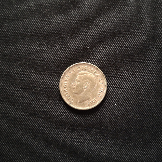 Canada 10 Cents - George VI 1947 Hopeaa