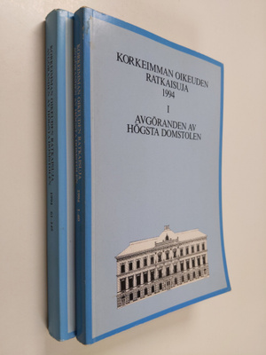 Korkeimman oikeuden ratkaisuja 1994 1-2