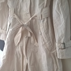 René Derhy vaalea Takki / Trench-coat / Trenssi - koko S - pikkukuva 3