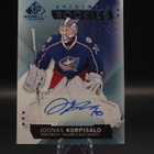 2015 SP Authentic Rookies Blue Joonas Korpisalo Auto - pikkukuva 1