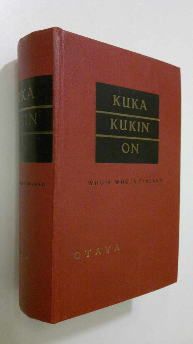 Kuka kukin on 1960 : henkilötietoja nykypolven suomalaisista