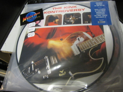 KINKS - KINK KONTROVERSY LP KUVALEVY ITALIA '02 PAINOS M-