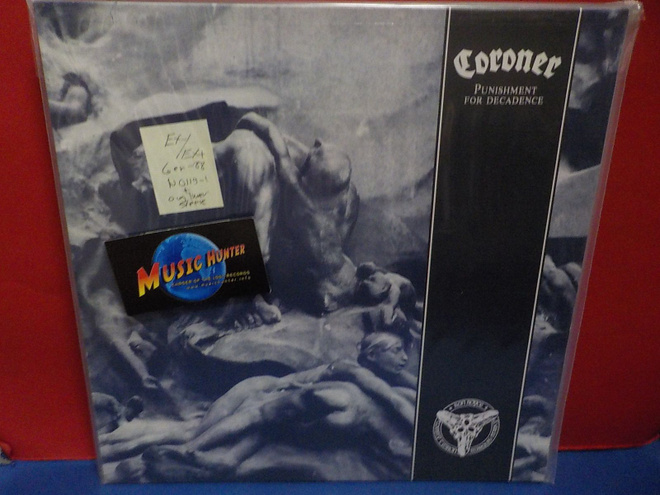 CORONER - PUNISHMENT FOR DECADENCE GER -88 EX-/EX+ LP