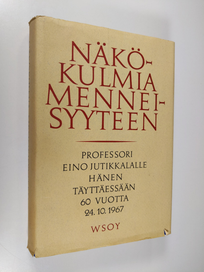 Näkökulmia menneisyyteen : Eino Jutikkalan juhlakirja