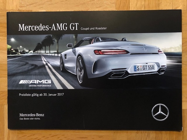 Hinnasto & lisävarusteet Mercedes AMG GT C190 R190 2017