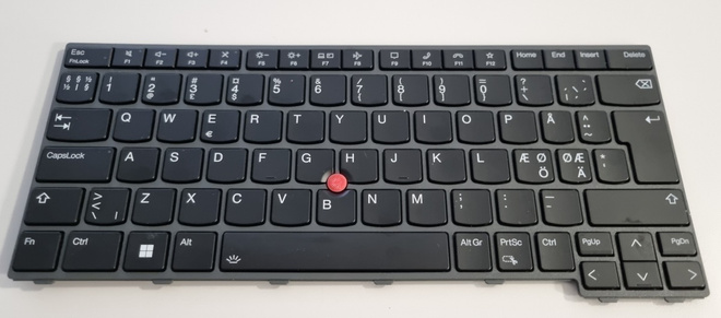 Lenovo Thinkpad T14 Gen 3 taustavalaistu näppäimistö