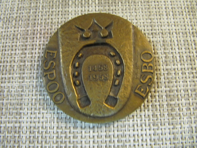 Espoo Esbo Mitali 1458-1958 /Eila Hiltunen 1956
