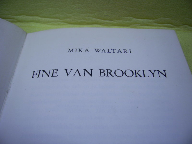 MIKA WALTARI: FINE VAN BROOKLYN YKKÖSPAINOS