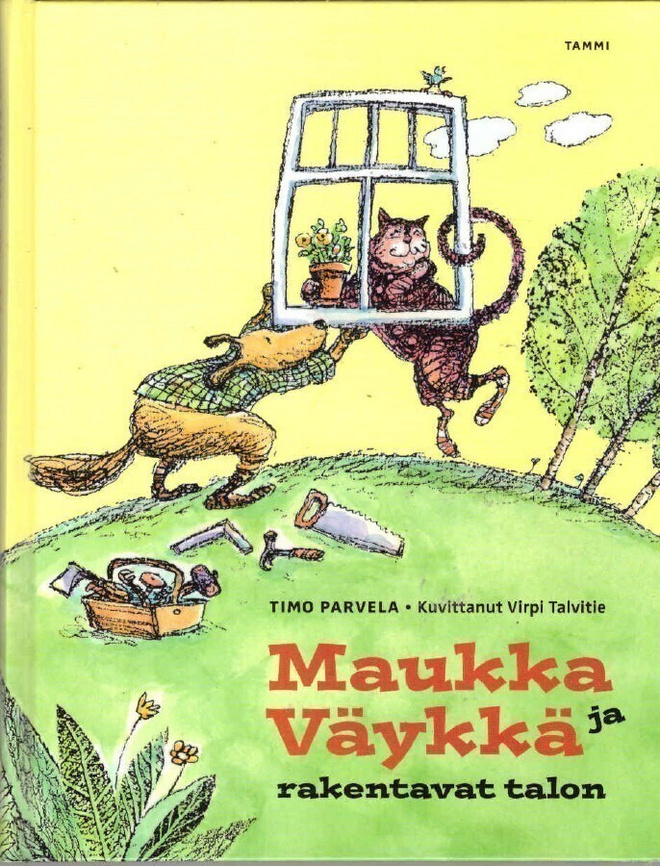 Timo Parvela - Maukka ja Väykkä rakentavat talon
