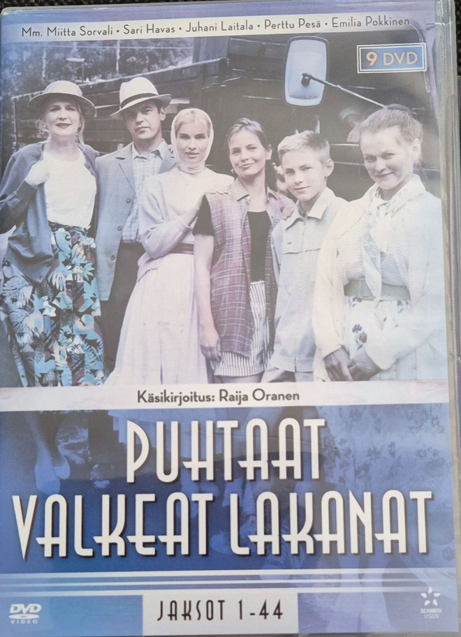 Puhtaat valkeat lakanat (1993-1996) koko TV-sarja -DVD