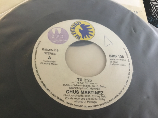 Chus Martinez Tu Bluebird single nm 1985