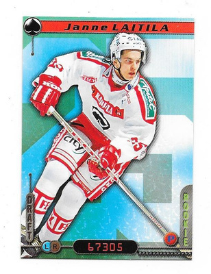 2000-01 Cardset #107 Janne Laitila , Ässät