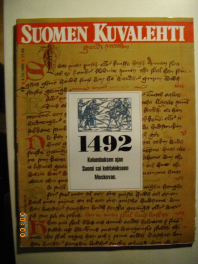 Suomen Kuvalehti Nro 49/1992. (12.3)
