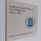 Borgå foklkhögskolas elevförbund 1894-1994 - pikkukuva 1