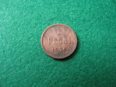 1 penni - 1876