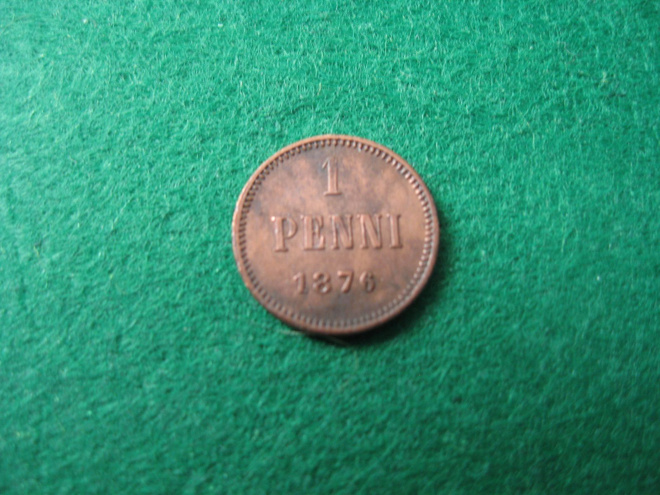 1 penni - 1876