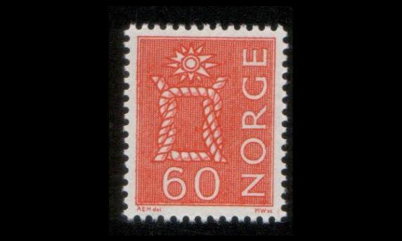 Norja 525yAI ** Merimiessolmu 60 öre (1964)