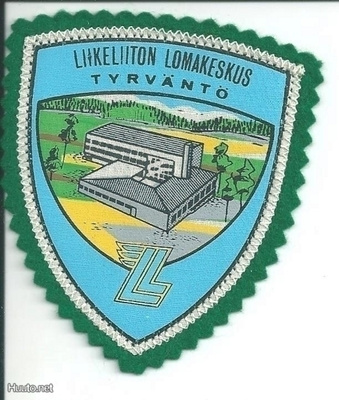 Tyrväntö - Liikeliiton Lomakekeskus - Vanha kangasmerkki