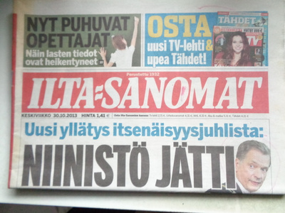 Ilta-Sanomat 30.10.2013 (21.11)