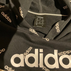 ADIDAS logomania musta valk college huppu tunika rento S - pikkukuva 5