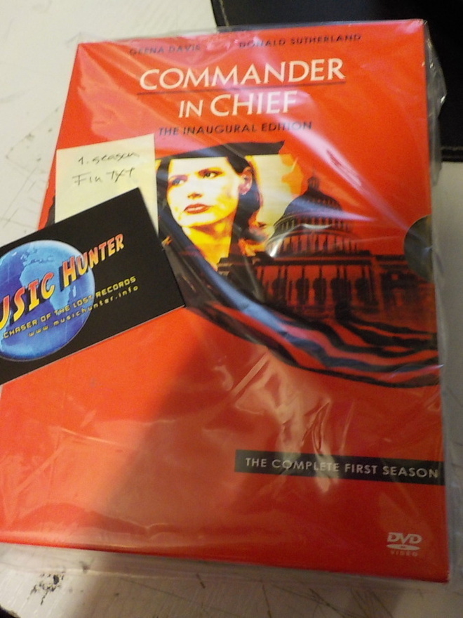 COMMANDER IN CHIEF 1,TUOTANTOKAUSI DVD BOKSI