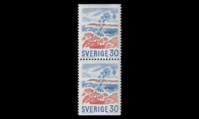 Ruotsi 592DD ** Kasvi väinönputki (1967)