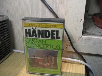 C-kasetti Händel Organ Consertos
