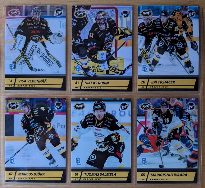 2025-26 Blueline Series 2 Kärpät Team Set 12 korttia(289-300