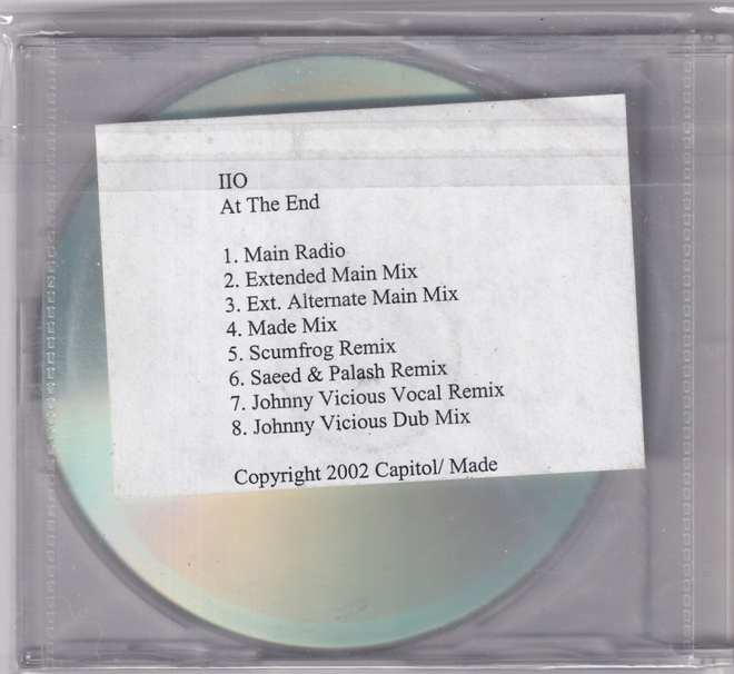 IIO - At The End (CDr, Promo)