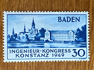 SAKSA BADEN RANSKA VYÖHYKE Mi46 ll**
