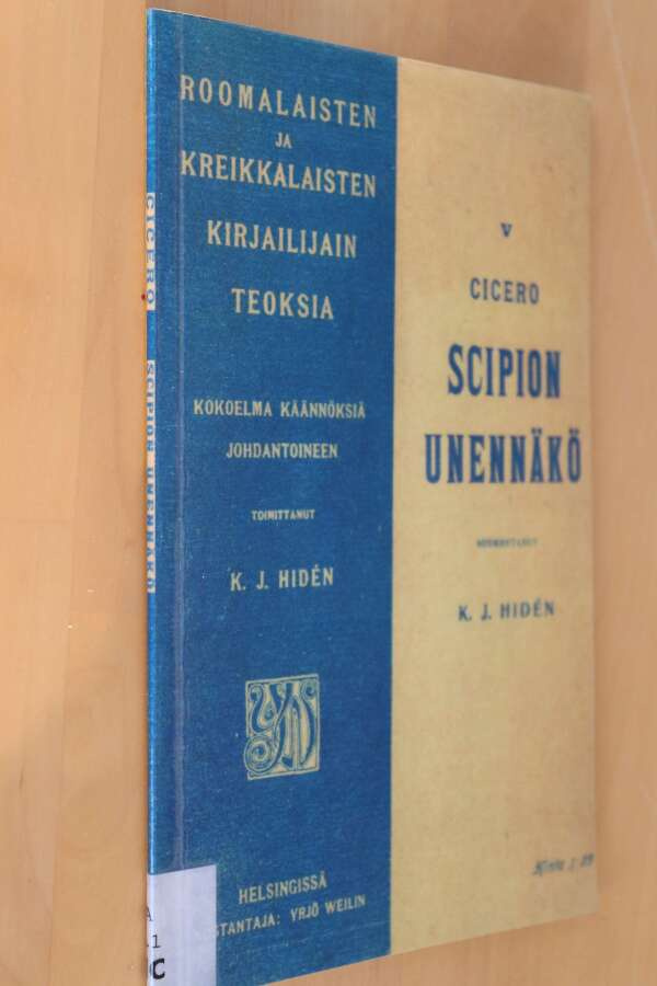 M. Tullius Cicero : Scipion unennäkö ( 2004 k.po )