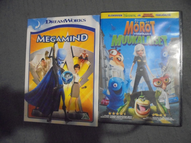 DVD Möröt vs Muukalaiset ja Megamind