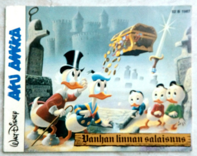 Aku Ankka 52 B 1987 Vanhan linnan salaisuus