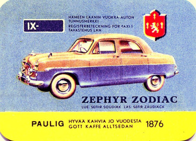ZEPHYR ZODIAC Minimoi nro: 533