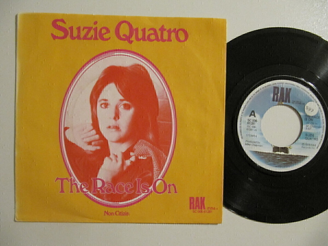 Suzie Quatro The Race Is On 7" sinkku