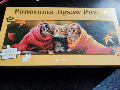 1000 palan palapeli 3 kissaa (Panorama)