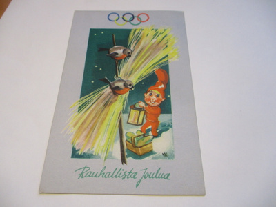 Könni olympiakortti - Salo 22.12.1947