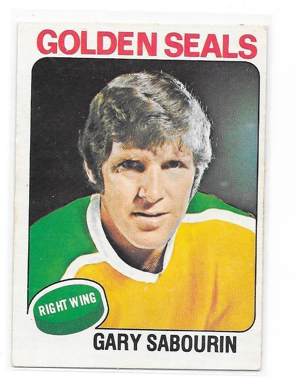 1975-76 OPC #299 Gary Sabourin California Golden Seals