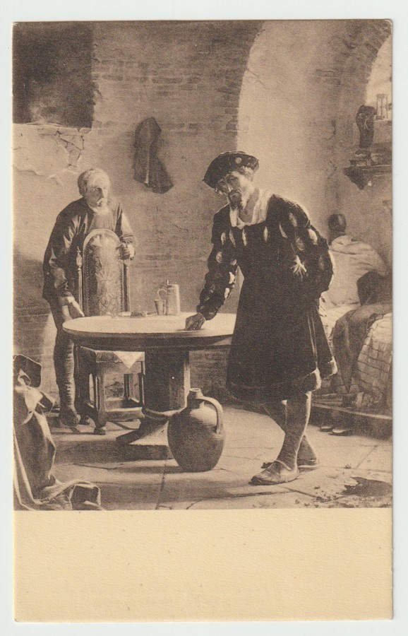 Carl Bloch : Christian II Sönderborgin vankilassa