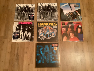 Ramones Vinyylilevykokoelma, 28 x LP’s